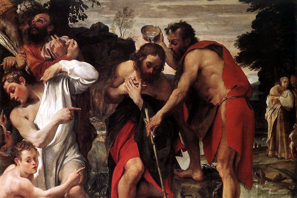 Bautismo de Cristo, óleo de Aníbal Carracci, 1584. Bautismo de Cristo, óleo de Aníbal Carracci, 1584. (Foto: Wikimedia Commons/obra de dominio público)