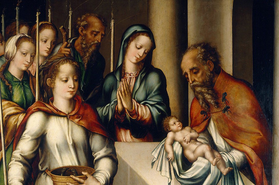 La Presentación en el Templo, pintura de Luis de Morales, 1562. La Presentación en el Templo, pintura de Luis de Morales, 1562. (Foto: Wikimedia Commons/obra de dominio público)