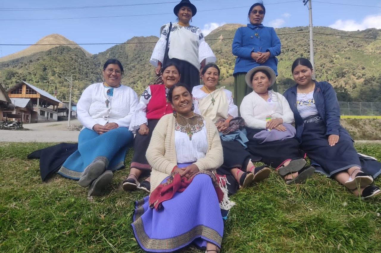 Members of the Ayllu Guadalupac Misioneracuna Congregation in Otavalo, Ecuador
