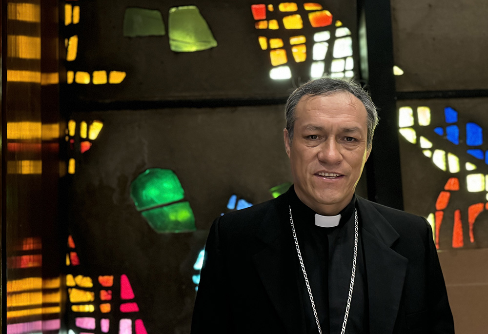 Aunque no visitó América Latina con tanta frecuencia como otras regiones, los orígenes del papa Francisco y su enfoque en las periferias resonaron profundamente en la región, dijo el obispo peruano Lizardo Estrada Herrera, en esta foto de archivo del 9 de julio de 2024, en Nueva York, EE. UU. Estrada, secretario general del Celam, dijo que le entristeció escuchar la animadversión contra el papa por parte de algunos católicos estadounidenses, a pesar de que era querido en América Latina y en todo el mundo. 