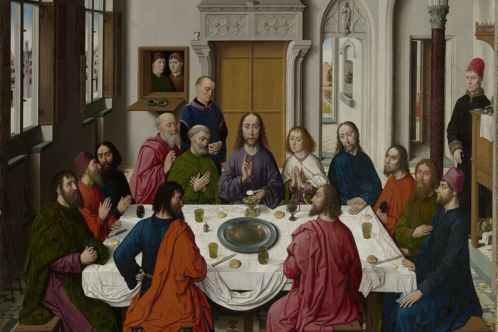 La Última Cena La Última Cena, óleo sobre tabla de Dieric Bouts, 1464-1468. (Foto: Wikimedia Commons/obra de dominio público)