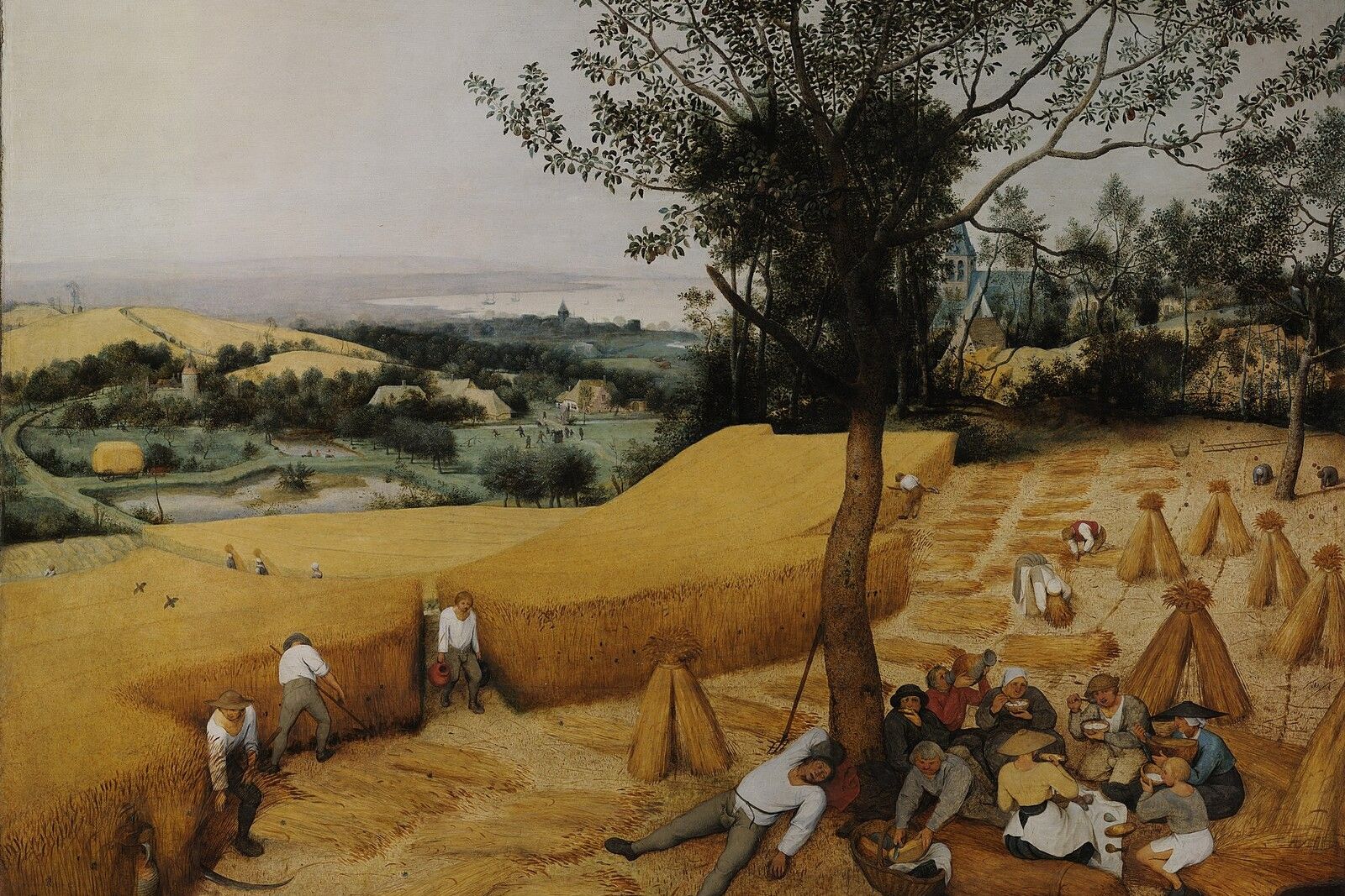 Los segadores, óleo de Pieter Brueghel, el Viejo, 1565. (Foto: Wikimedia Commons/obra de dominio público) Los segadores, óleo de Pieter Brueghel, el Viejo, 1565. (Foto: Wikimedia Commons/obra de dominio público)