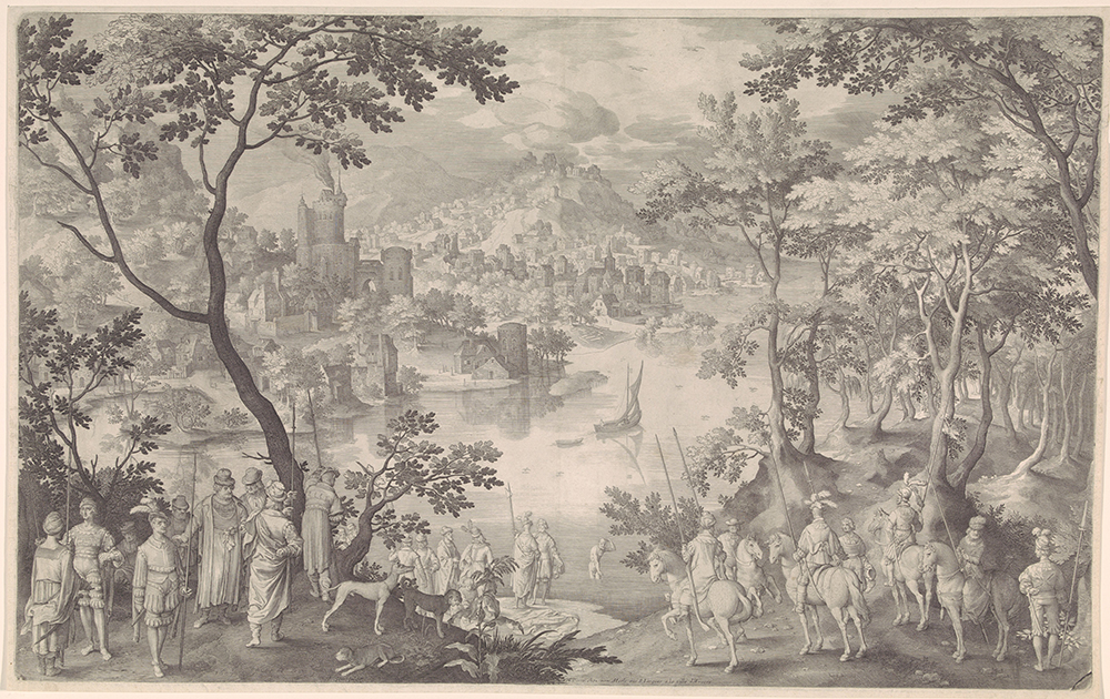 "Healing of Naaman" by Nicolaes de Bruyn (Wikimedia Commons/Rijksmuseum)