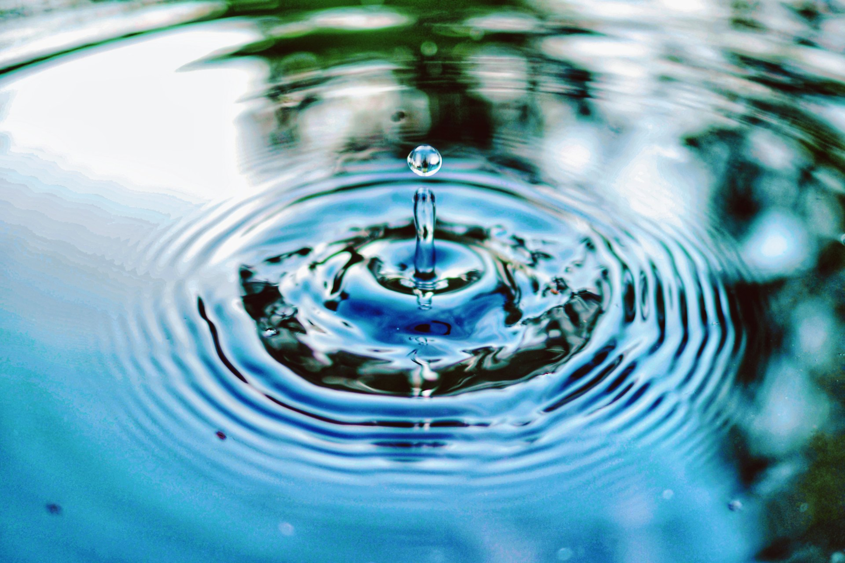 A water droplet