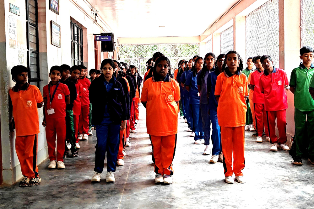 Students managed by the St. Joseph's of Tarbes nuns celebrate India's Independence Day on Aug. 15 in the presence of a Karnataka state government representative in the campus of Sumanahalli, a church center in Bengaluru. (Thomas Scaria) Students managed by the St. Joseph's of Tarbes nuns celebrate India's Independence Day on Aug. 15 in the presence of a Karnataka state government representative in the campus of Sumanahalli, a church center in Bengaluru. (Thomas Scaria)