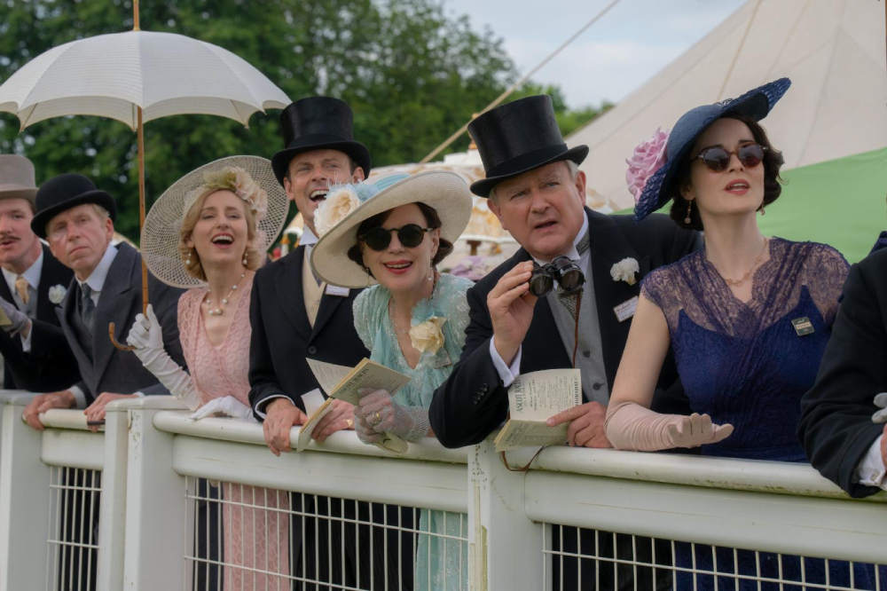 Laura Carmichael, Harry Hadden-Paton, Elizabeth McGovern, Hugh Bonneville, and Michelle Dockery star in a scene from the movie "Downton Abbey: The Grand Finale." (OSV News/Focus Features/Rory Mulvey) Laura Carmichael, Harry Hadden-Paton, Elizabeth McGovern, Hugh Bonneville, and Michelle Dockery star in a scene from the movie "Downton Abbey: The Grand Finale." (OSV News/Focus Features/Rory Mulvey)