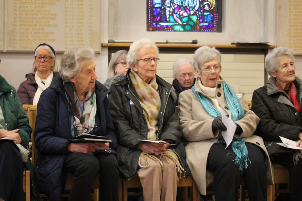 Women religious attend a Mass in Kimmage Manor, Dublin.