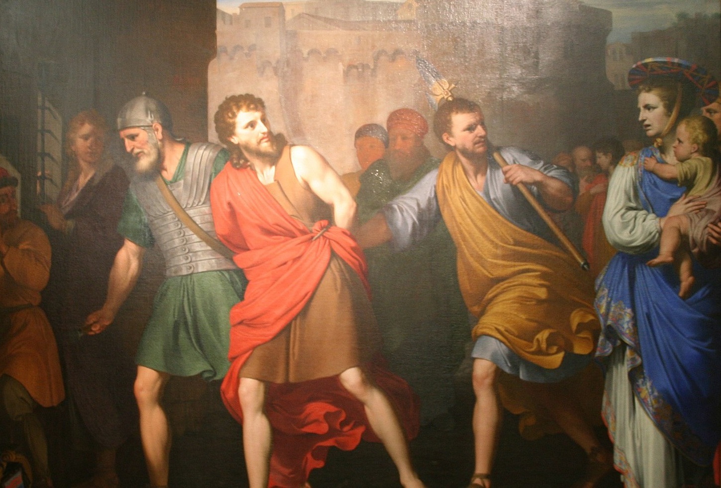 Arresto de san Juan Bautista, óleo de Reynaud Levieux, 1667. (Foto: Wikimedia Commons/obra de dominio público)