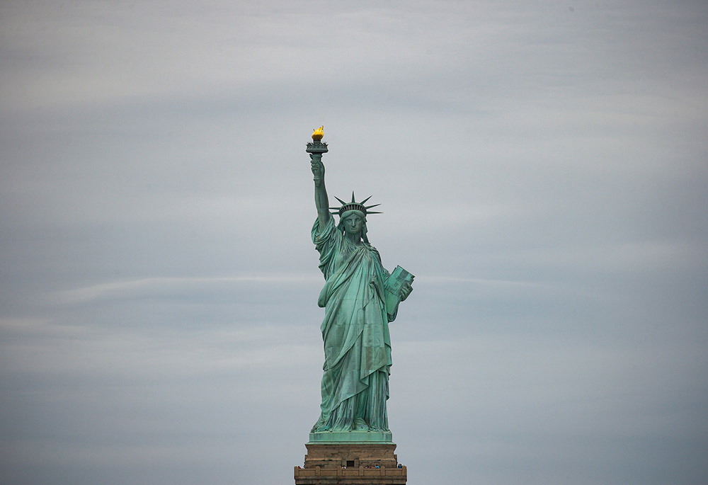 The Statue of Liberty is seen in New York City June 27, 2018. (CNS/Reuters/Brendan McDermid)