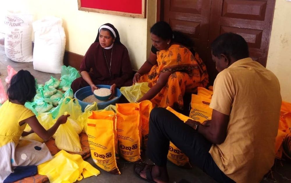 Apostolic Carmel Sr. Maria Ajantha and others in her community assisted people affected by the late November Cyclone Ditwah, which killed more than 600 people and displaced thousands in Sri Lanka. 