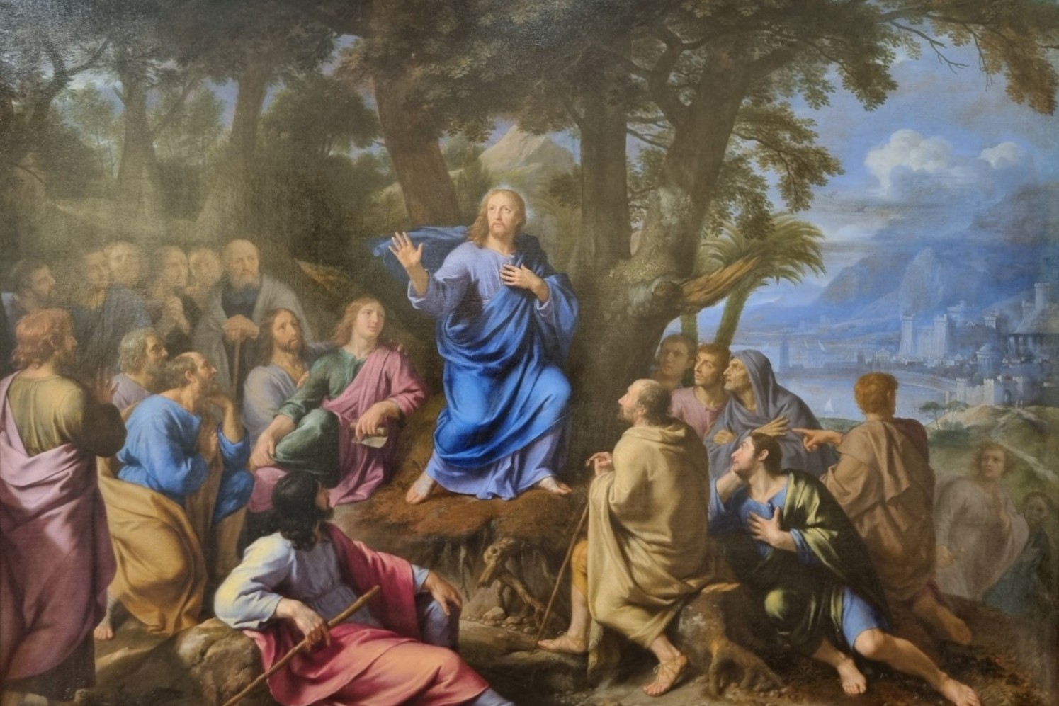 El sermón de la montaña, óleo de Jean-Baptiste de Champaigne, alrededor de 1680. (Foto: Wikimedia Commons/obra de dominio público)