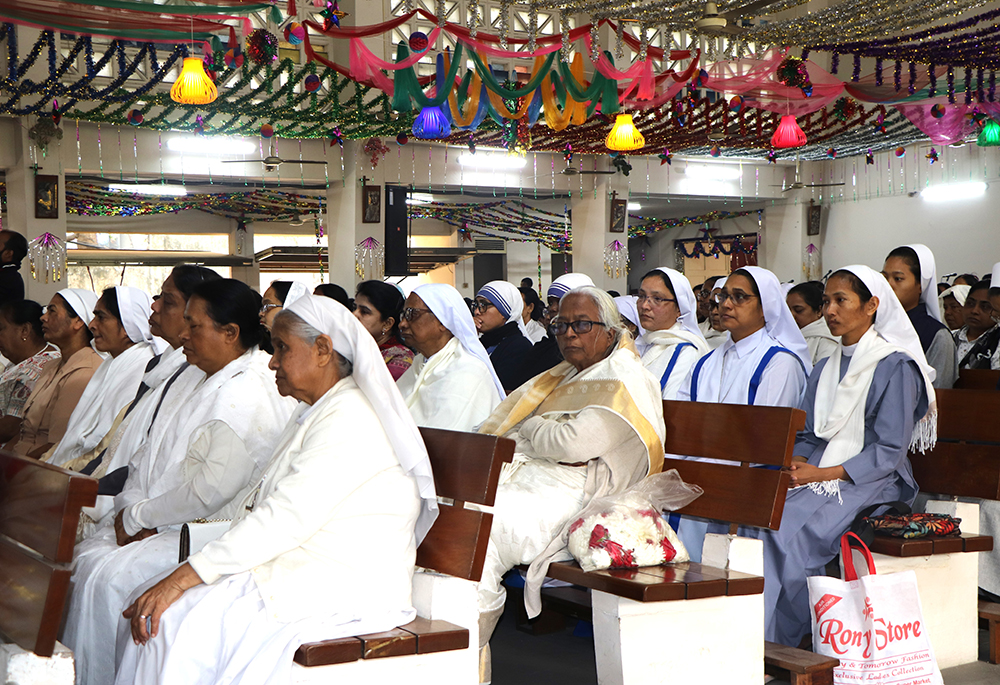Catholic sisters attend Mass on Jan. 24, 2026, at St. Mary's Cathedral, Dhaka, Bangladesh. (Sumon Corraya)