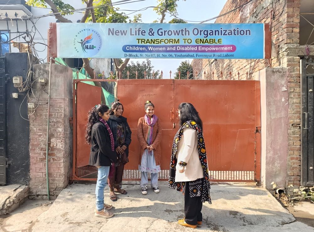 Sr. Rita Samson (right), a "secular nun," belongs to Ancilla Domini, a secular institute of consecrated life. She runs New Life Ministry, a small vocational training center in Youhanabad, a low-income Christian neighborhood on the outskirts of Lahore, Pakistan. (Kamran Chaudhry)