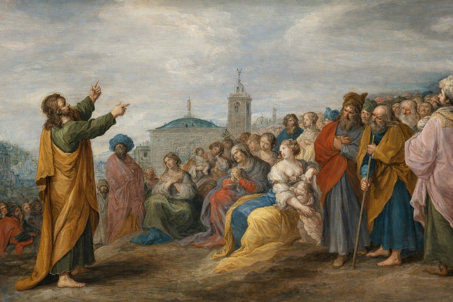 El sermón de la montaña, óleo de Frans Francken el Joven, 1606. (Foto: Wikimedia Commons/obra de dominio público)