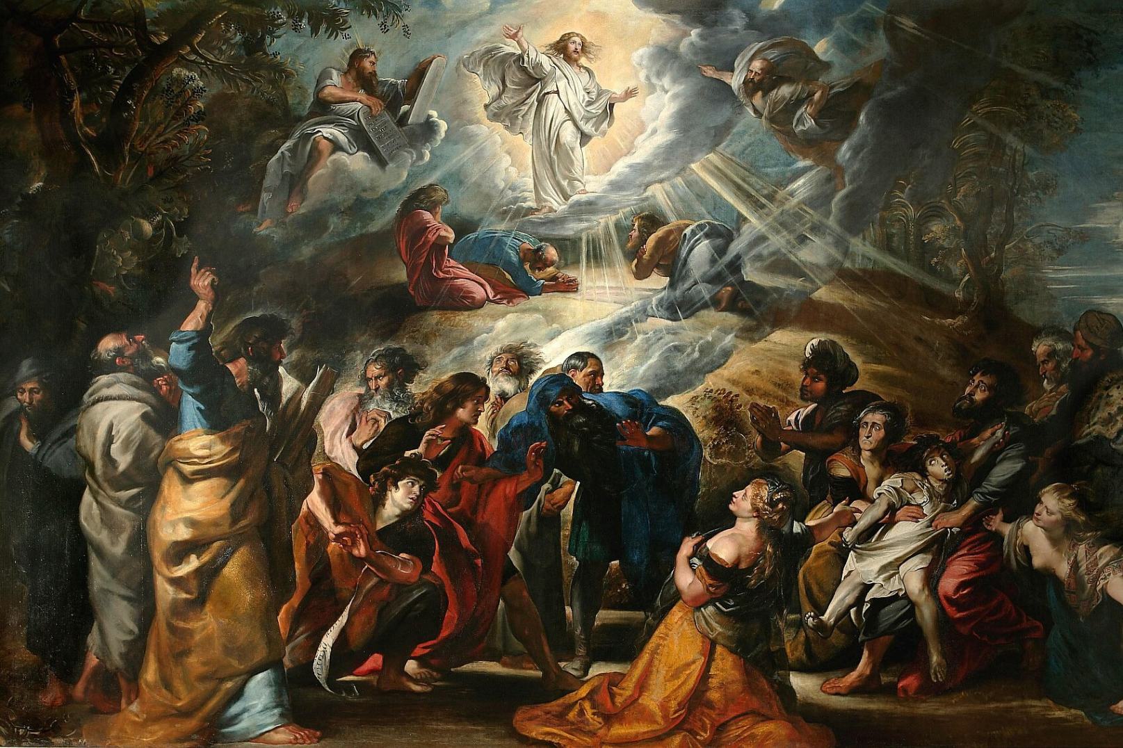 La transfiguración de Cristo, óleo de Rubens, 1605. (Foto: Wikimedia Commons/obra de dominio público)