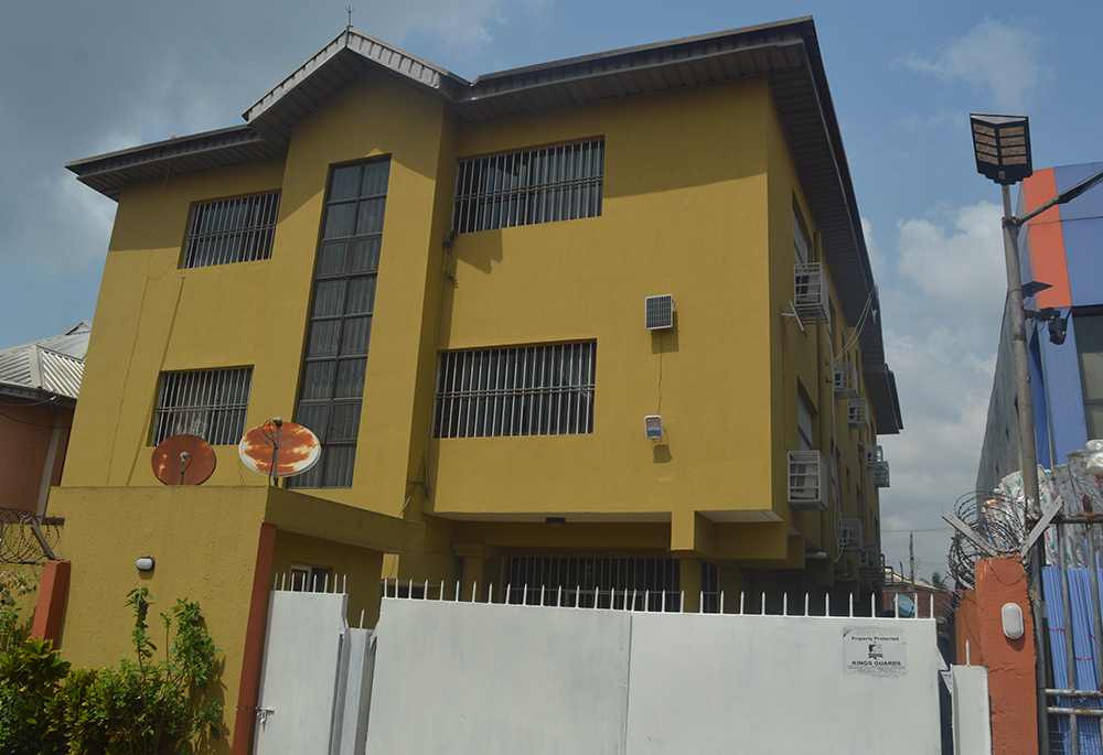 Front view of the sisters' convent where Sr. Anthonia Ibeh and other Medical Missionaries of Mary sisters, including those working at the Committee For The Support Of The Dignity Of Woman, live together in Benin City, Nigeria (Valentine Benjamin)