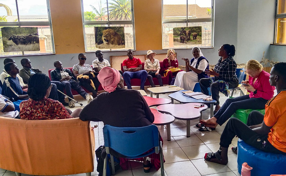 An evening skills training workshop for deaf people in Nakuru, Kenya (Shadrack Omuka)