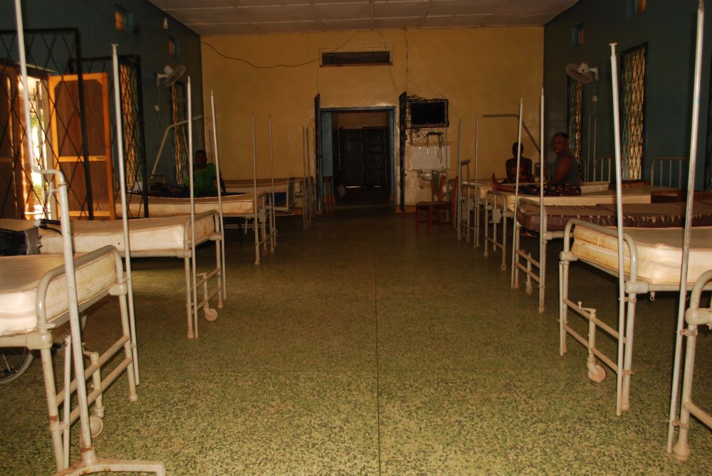 Newborn babies and their mothers receive health care services from the sisters of the Medical Missionaries of Mary in the maternity ward at Mile Four Hospital in Abakaliki, Nigeria. (Valentine Benjamin)