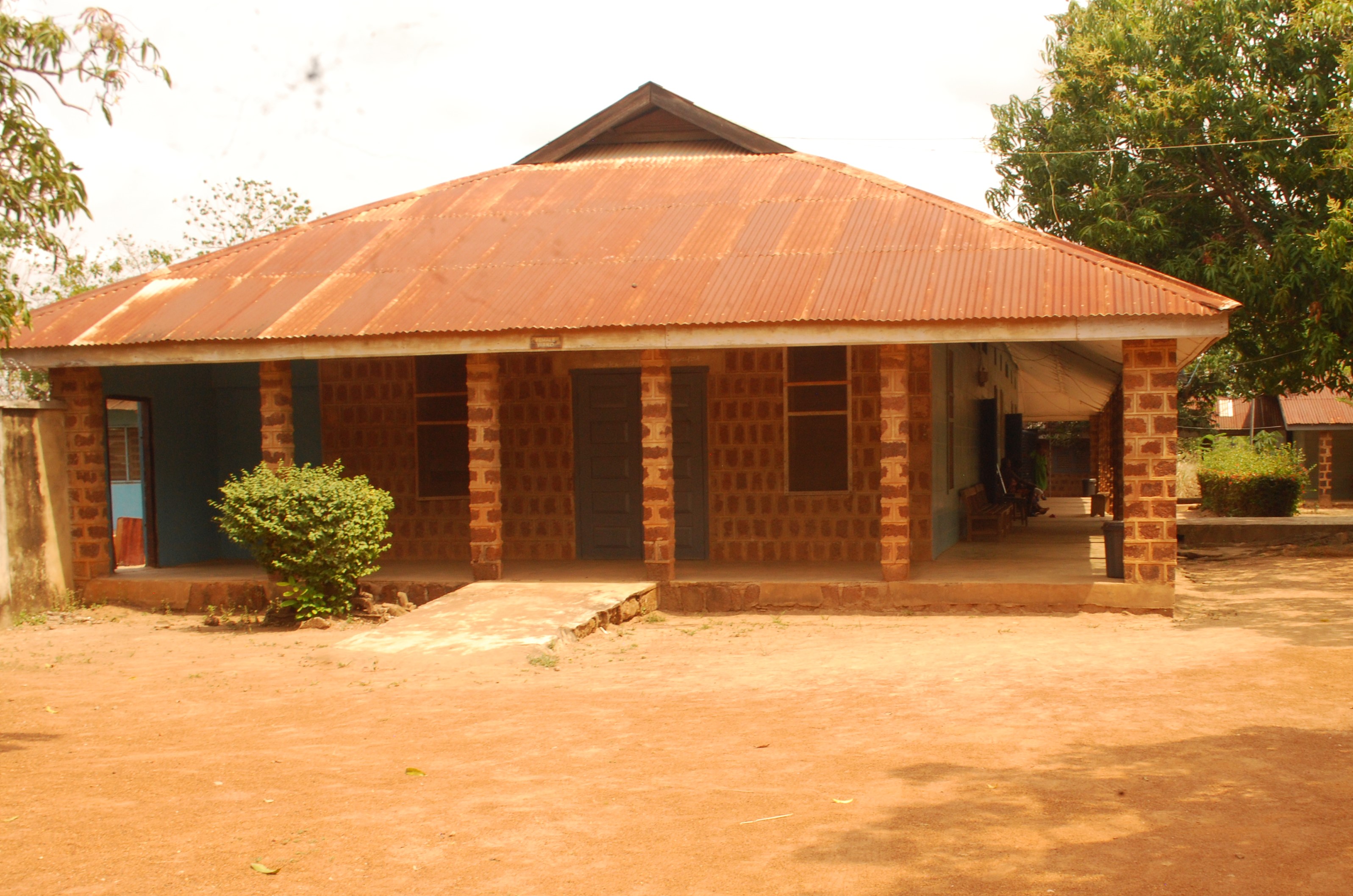 Leprosy and tuberculosis patients receive care at this building at Mile Four Hospital in Abakaliki, Nigeria. (Valentine Benjamin)