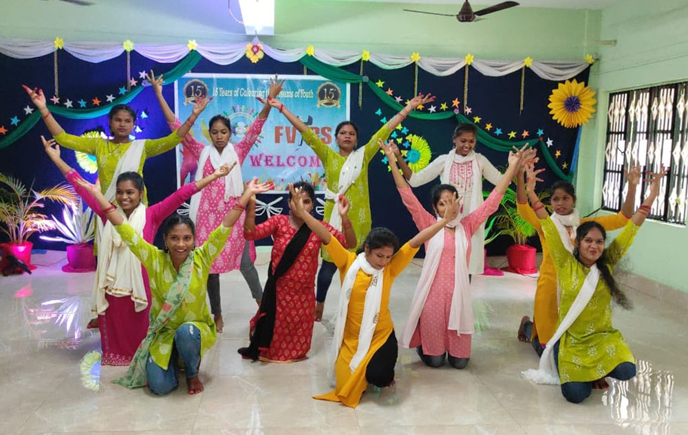 Student dancers who took part in a job skills training program run by St. Joseph of Annecy Sr. Remya Thomas in Manipur, India (Courtesy of Sisters Rising Worldwide)