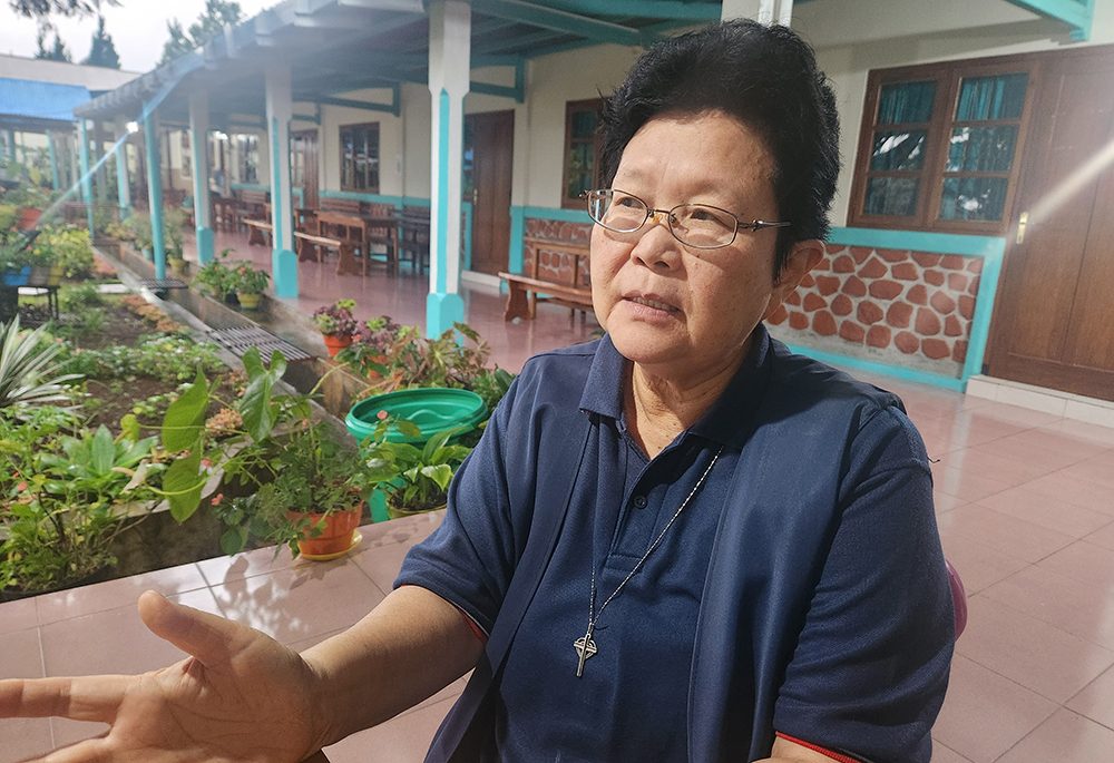 Good Shepherd Sr. Natalia Tanzil in Ruteng says that everywhere women and children suffer and must face the challenges of economic poverty, domestic and sexual abuse. (GSR/Chris Herlinger)