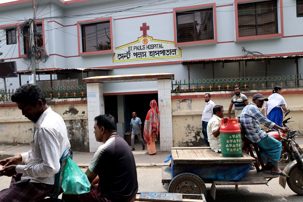 St. Paul's Hospital was established in 1976, and is run by the Associates of Mary Queen of the Apostles in Mongla, Bangladesh. (Stephan Uttom Rozario)