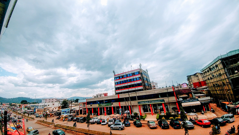 A view of Commercial Street in Bamenda, Cameroon, is seen in a 2019 file photo. (Wikimedia Commons/Ambo64)