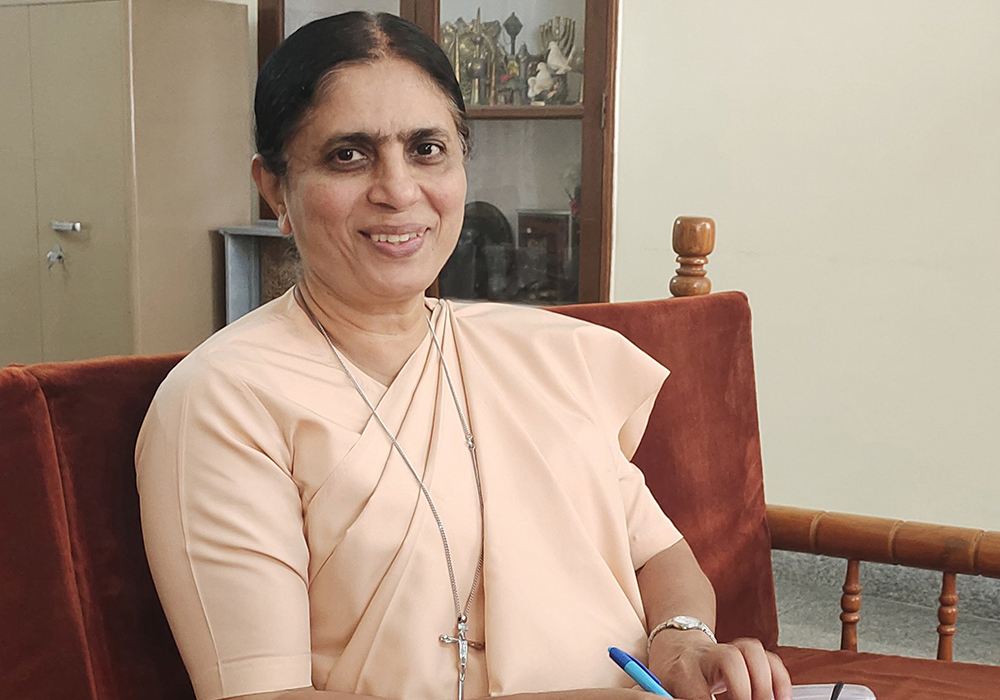 Apostolic Carmel Sr. Maria Nirmalini (CNS/GSR/Thomas Scaria)