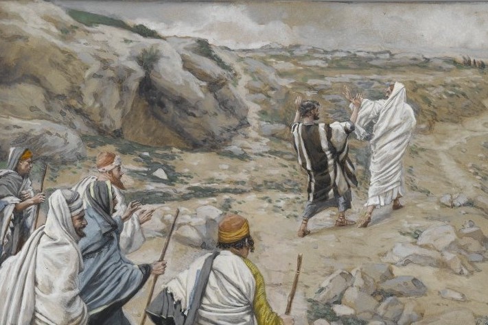 ¡Apártate de mí, Satanás!, acuarela de James Tissot, 1886-1894. (Foto: Wikimedia Commons/obra de dominio público)