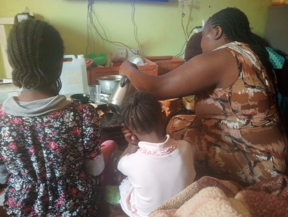 Anne Nduku, 42, is a mother of two daughters aged five and 10. She endured years of abuse from her husband and found shelter in a convent in Kenya.