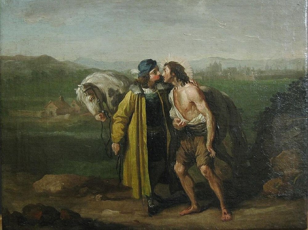 "St. Francis Embracing a Leper"(1787) by Zacarías González Velázquez (Wikimedia Commons/Public domain)