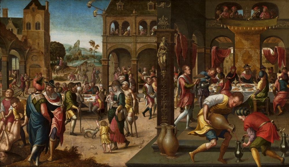   "Parable of the Great Banquet" (circa 1525) by the Brunswick Monogrammist (Wikimedia Commons/Public domain/National Museum in Warsaw)