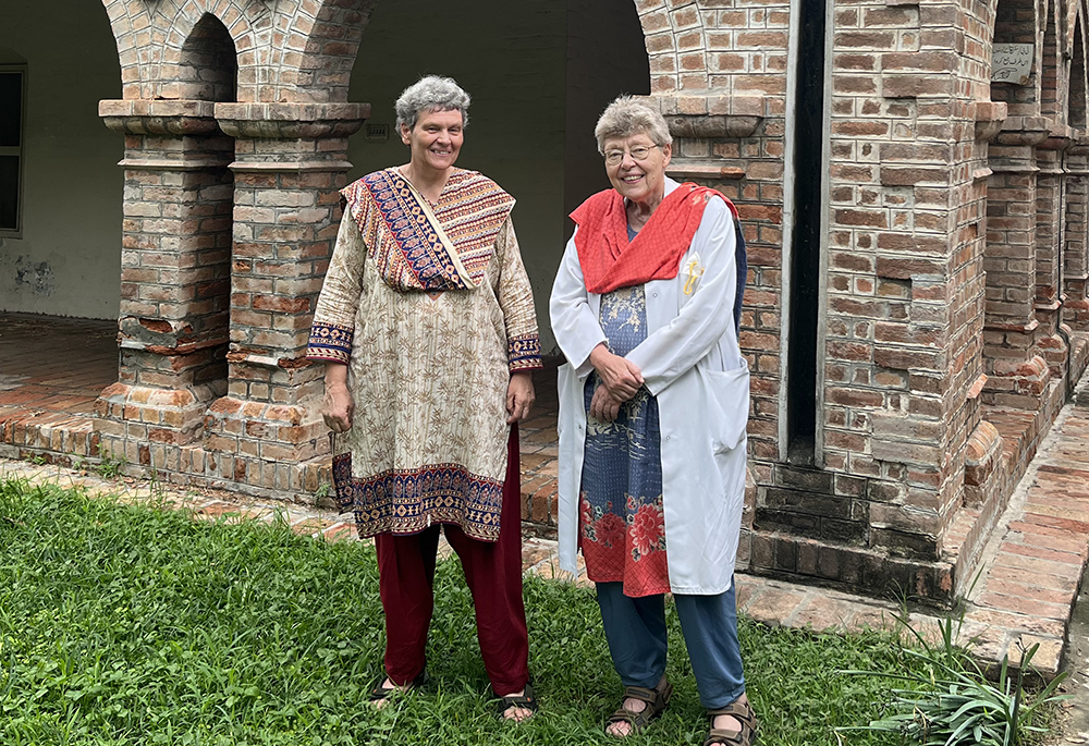 Protestant German sisters of the Sisterhood of Christ Bearers Sr. Annette Dimigen and Sr. Chris Schmotzer manage the Rawalpindi Leprosy Hospital in Rawalpindi, Pakistan. Both have spent decades working with leprosy patients in the South Asian country. (Anee Muskan)