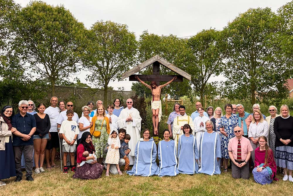 The annual Community of Our Lady of Walsingham Family Gathering includes sisters and lay members celebrating together. (Courtesy of Community of Our Lady of Walsingham)