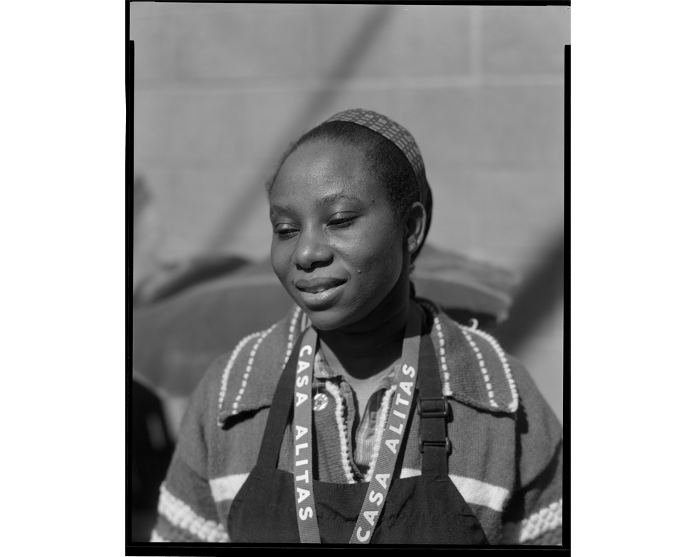 A third Maryknoll sister who volunteered at Casa Alitas in 2021 is Sr. Rolande Pendeza Kahindo. She is from the Democratic Republic of the Congo. She received her first vows as a Maryknoll sister in 2019 and was assigned to East Timor. She volunteered at