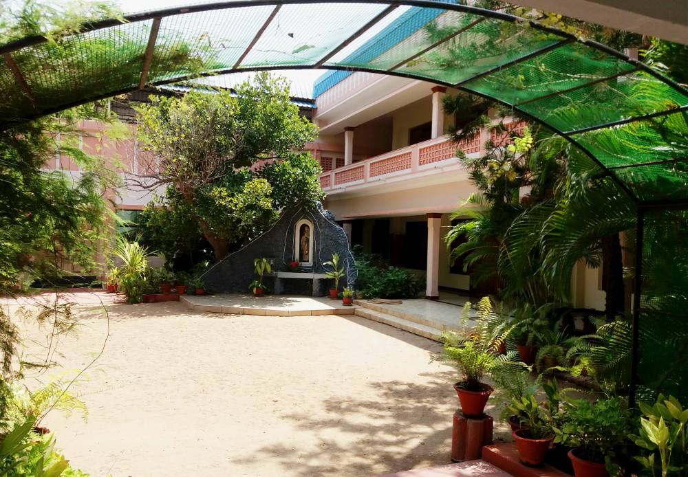 The Franciscan Sisters of St. Aloysius Gonzaga generalate in Puducherry, southern India (Philip Mathew)