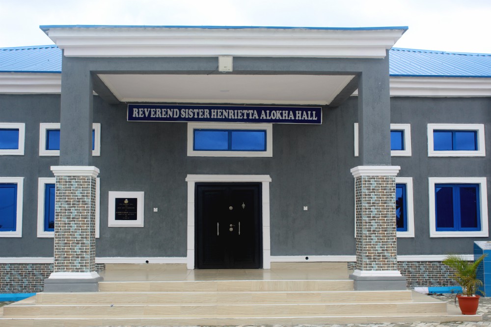 The assembly hall at the Air Force Secondary School in Lagos was named after Sr. Henrietta Alokha of the Sacred Heart of Jesus on June 11. (Kelechukwu Iruoma) The assembly hall at the Air Force Secondary School in Lagos was named after Sr. Henrietta Alokha of the Sacred Heart of Jesus on June 11. (Kelechukwu Iruoma)