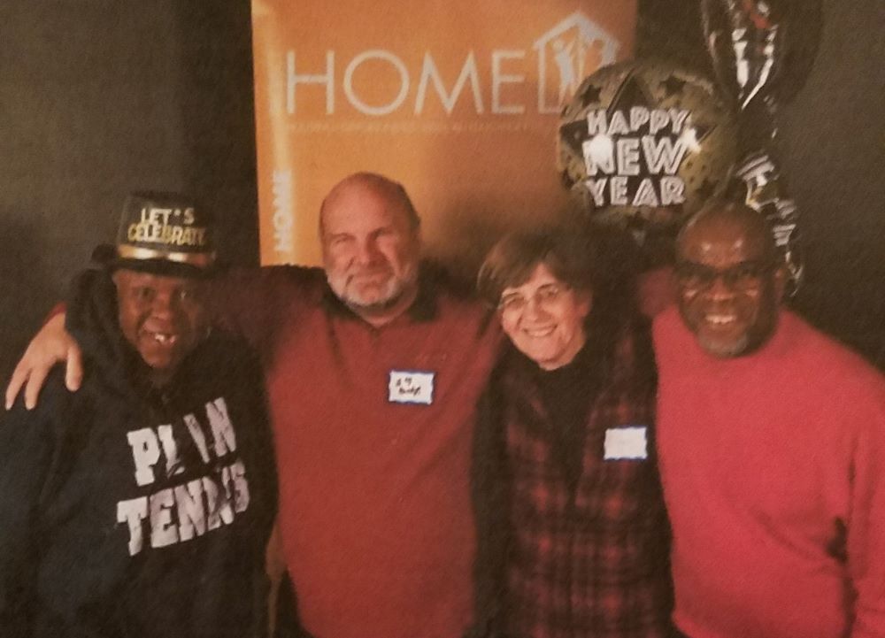 Mercy Sr. Eileen Sizer with some of the people who teach her to pray (Courtesy of Eileen Sizer)