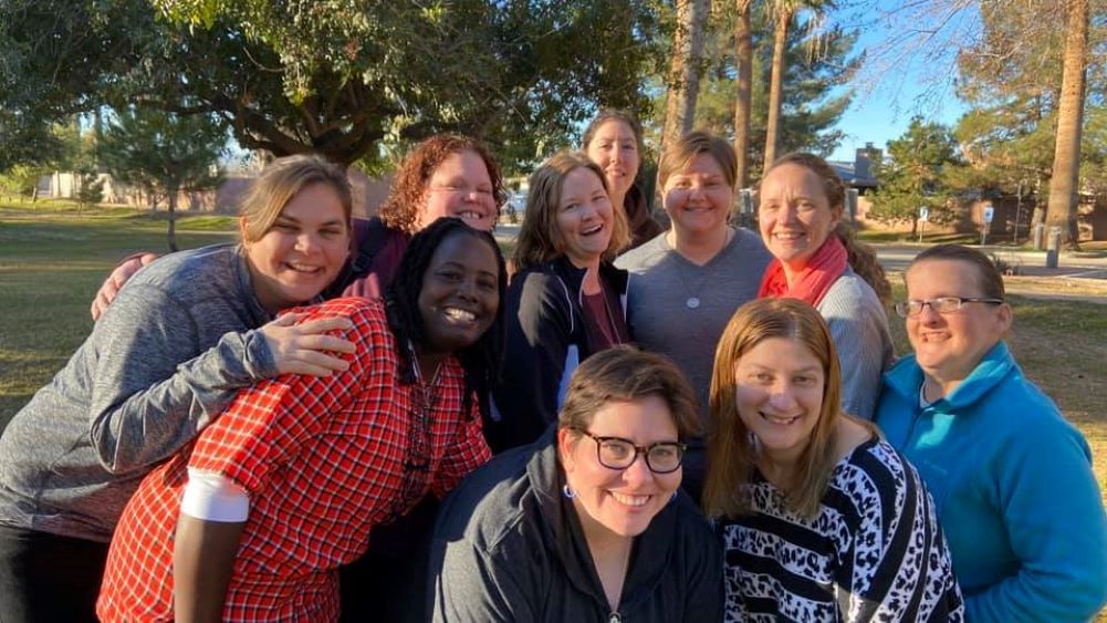 A discussion during a 2020 retreat for sisters in their 20s and 30s led to a series called "Come to the Table: Conversations on the Vows." (Courtesy of Tracey Horan)