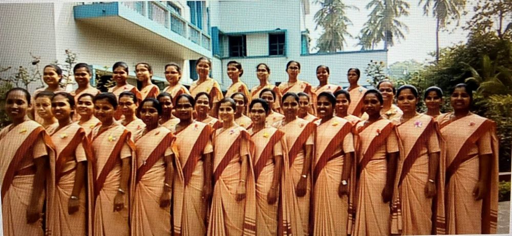 In Patna, India, temporary professed Sisters of Notre Dame gathered in 2022. (Courtesy of the Sisters of Notre Dame)