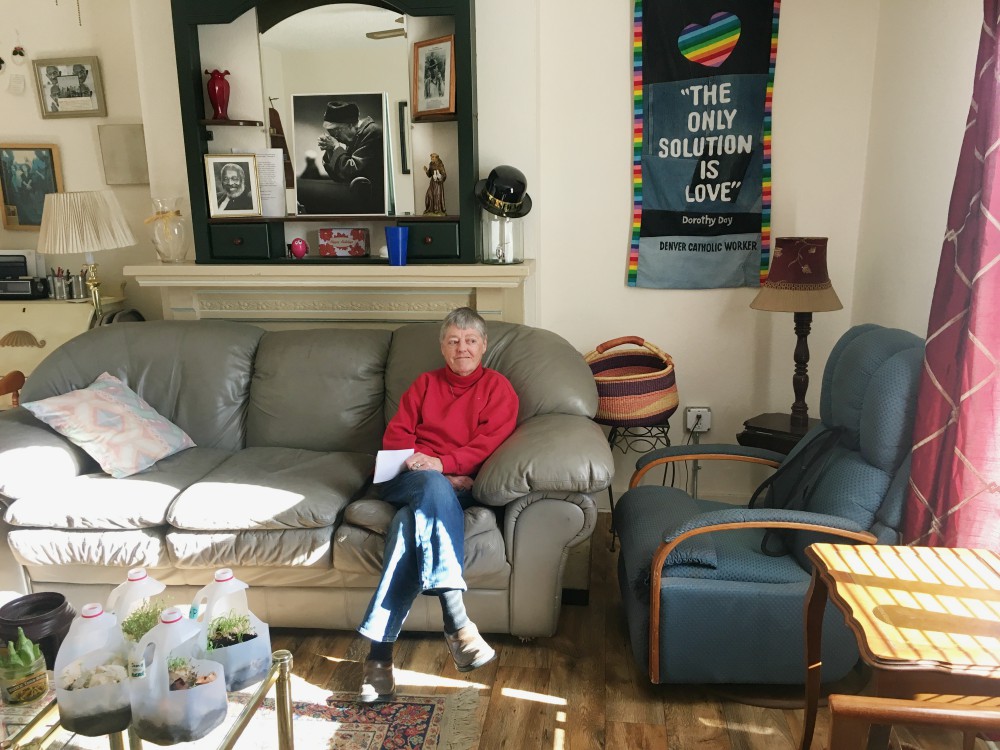 Loretto Sr. Anna Koop in the Denver Catholic Worker House (Georgia Perry)