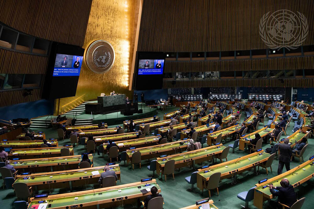 The U.N.'s General Assembly during the March 15 opening session of the U.N.'s 65th Commission on the Status of Women (UN photo)