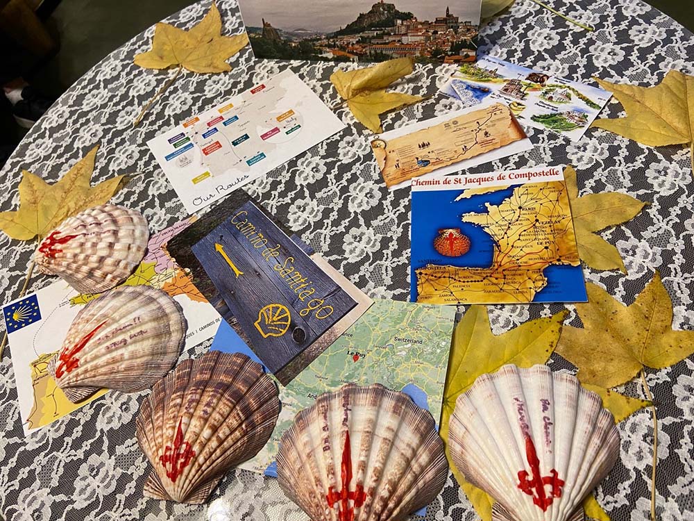 Retreat participants of the St. Joseph Worker Program of Orange, California, received shells representing the Camino de Santiago as a sign that we are pilgrims on our faith journey. (Courtesy of the Sisters of St. Joseph of Orange)