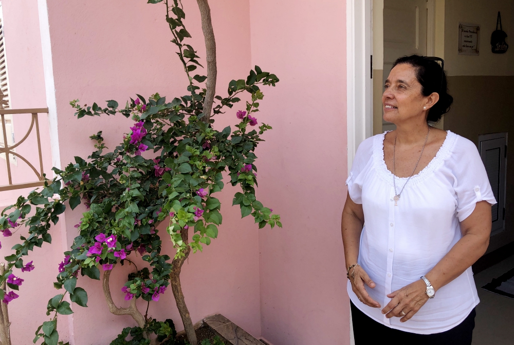 Sr. Milagros García runs Kreditá na bo with her sisters from the Adorers in Mindelo, Cape Verde. (Dana Wachter)