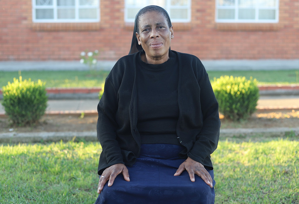 Sr. Cecilia Sekhopha of the Sisters of St. Joseph of St.-Hyacinthe is the founder of the greenhouse project in Sekamaneng, a town located 4 miles from Lesotho's capital, Maseru. (GSR photo/Doreen Ajiambo)