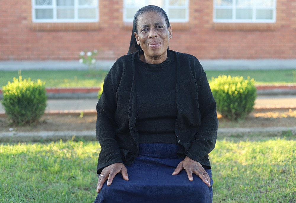 Sr. Cecilia Sekhopha of the Sisters of St. Joseph of St.-Hyacinthe is the founder of the greenhouse project in Sekamaneng, a town located 4 miles from Lesotho's capital, Maseru. (GSR photo/Doreen Ajiambo) Sr. Cecilia Sekhopha of the Sisters of St. Joseph of St.-Hyacinthe is the founder of the greenhouse project in Sekamaneng, a town located 4 miles from Lesotho's capital, Maseru. (GSR photo/Doreen Ajiambo)