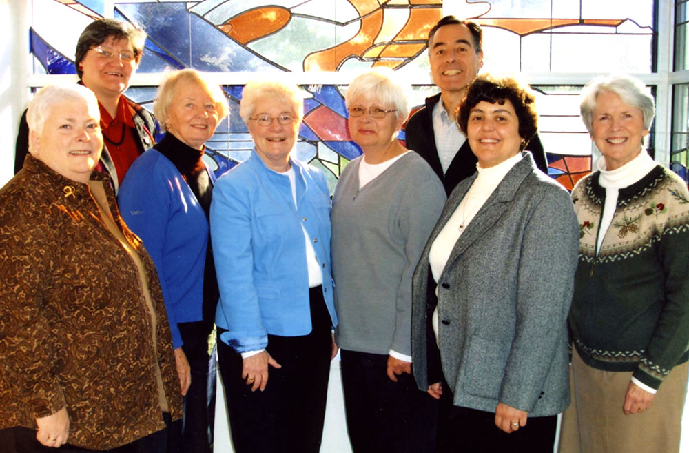 Dominican Sr. Rebecca Ann Gemma, second from right, with the 2007 executive committee at the Dominican Leadership Conference (Courtesy of Rebecca Ann Gemma)