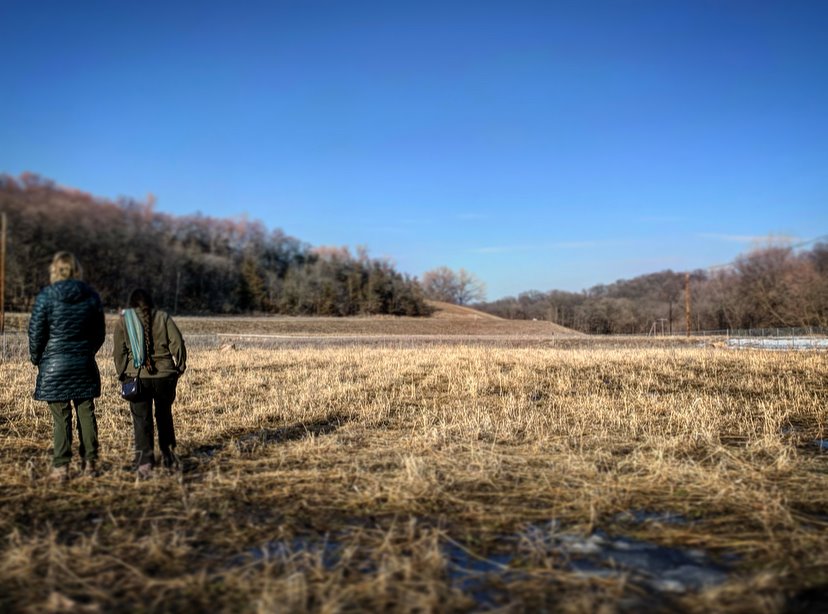 The Living Earth Center in Mankato, Minnesota, serves the Mankato community in several ways including the development of a one-acre farm called Blue Earth County Community Farm, where local volunteers grow food that is donated to local food pantries and s