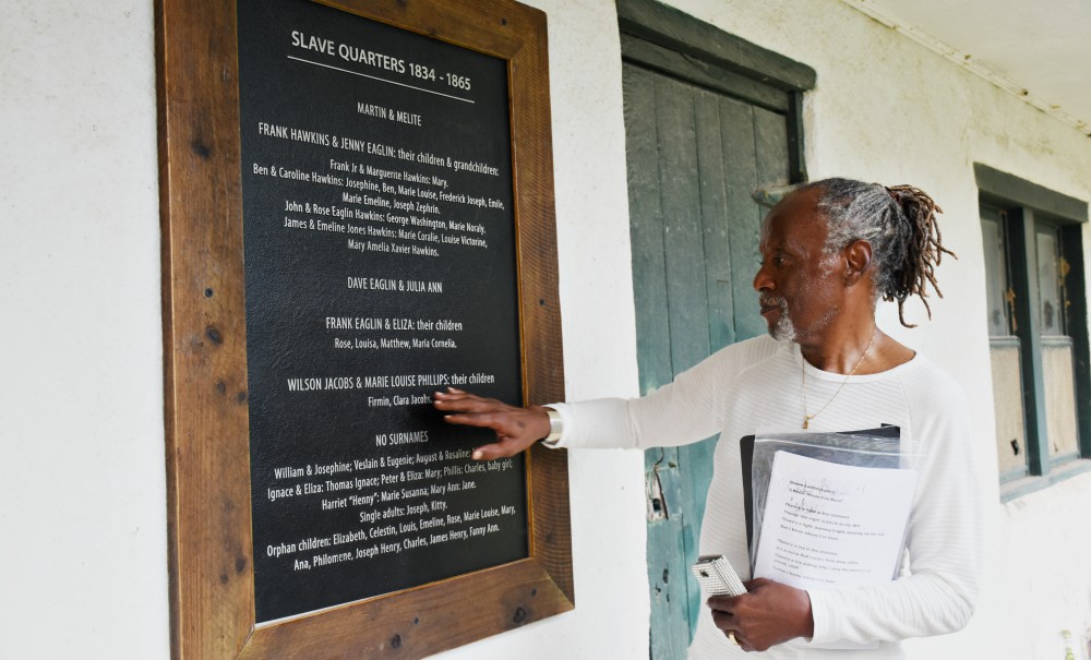 Dorson William Purdy Jr., one of the descendants of the enslaved people of the Society of the Sacred Heart in Grand Coteau, Louisiana, at a 2018 memorial event (Society of the Sacred Heart/Linda Behrens) Dorson William Purdy Jr., one of the descendants of the enslaved people of the Society of the Sacred Heart in Grand Coteau, Louisiana, at a 2018 memorial event (Society of the Sacred Heart/Linda Behrens)