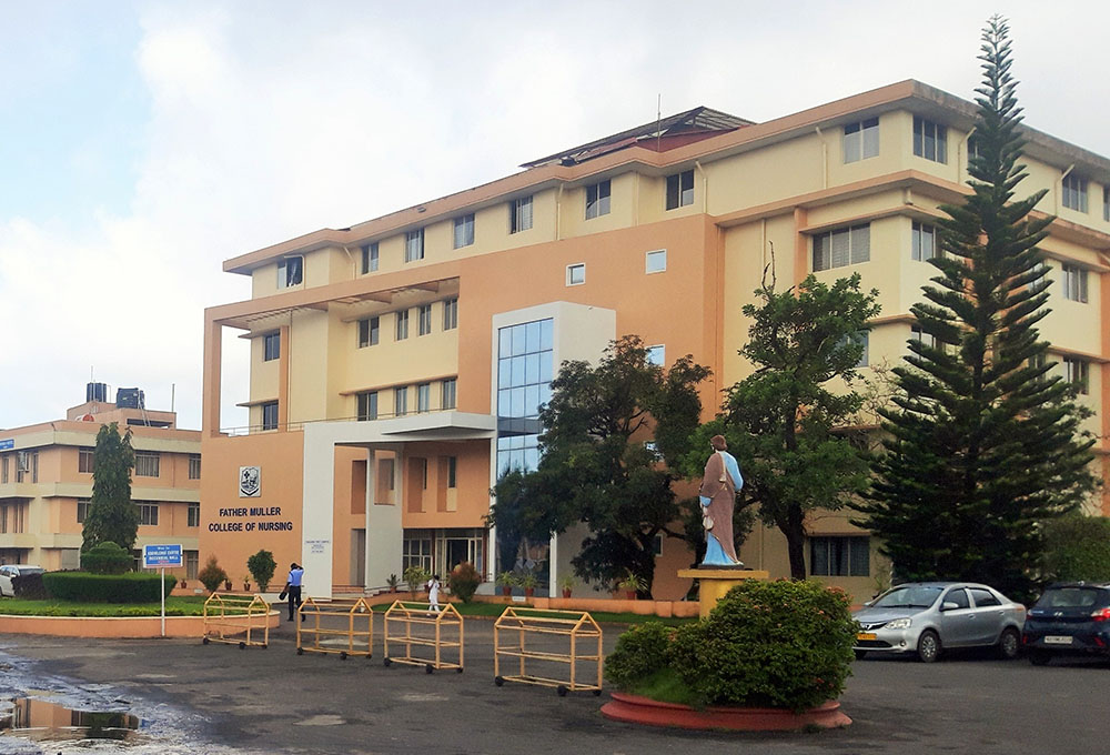 Sr. Theresa Crasta, a Maria Bambina nun, studied here at Father Muller College of Nursing in Mangaluru, southwestern India.